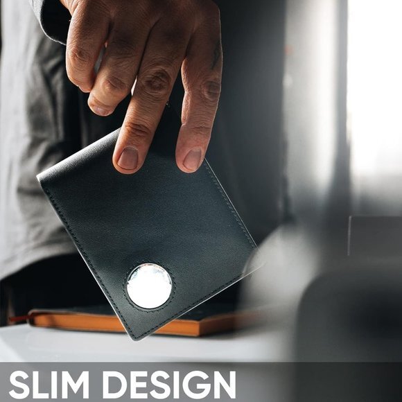 Wallet for‎ Men Genuine Leather Bifold Wallet with AirTag Holder RFID Blocking - Picture 2 of 7